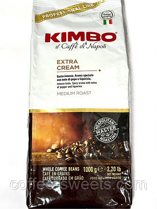Кава в зернах Kimbo Extra Cream 1 кг., фото 1