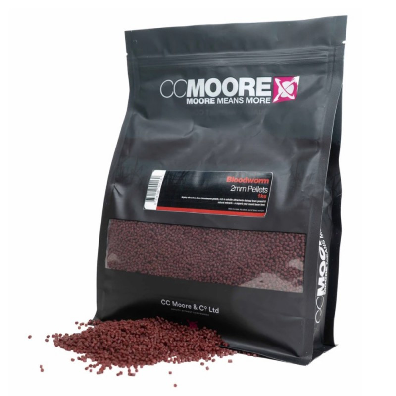 Пеллетс CC Moore Bloodworm Pellets 3mm 1кг, короповий пелетс CCMoore (мотиль), фото 1