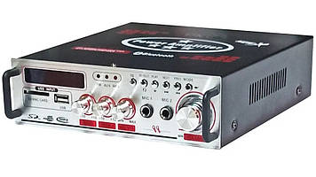 Підсилювач звуку UKC SN-802BT FM USB Блютуз + Караоке