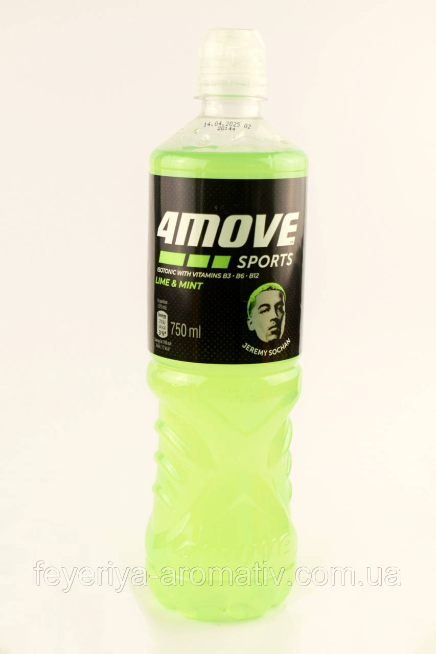 Ізотонічний напій зі смаком лайм та м'ята 4Move Lime & Mint 750 мл Польща