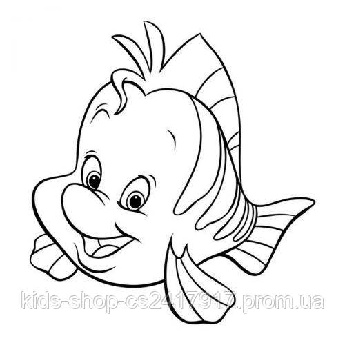 Розпис по полотну "Рибка", фото 1