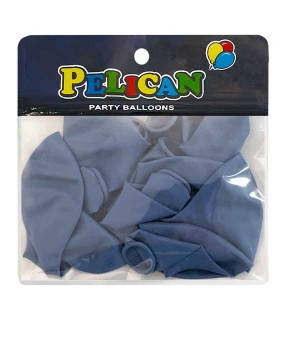 Кульки 10' (26см) макарун сірий темний, 10 шт/пач Сірий Pelican 811214 KNZ, фото 1