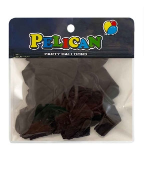 Кульки 10' (26см) вінтажний винний, 10 шт/пач Червоний Pelican 811059 KNZ