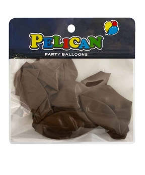 Кульки 10' (26см) вінтажний блідо-коричневий, 10 шт/пач Коричневий Pelican 811058 KNZ, фото 1