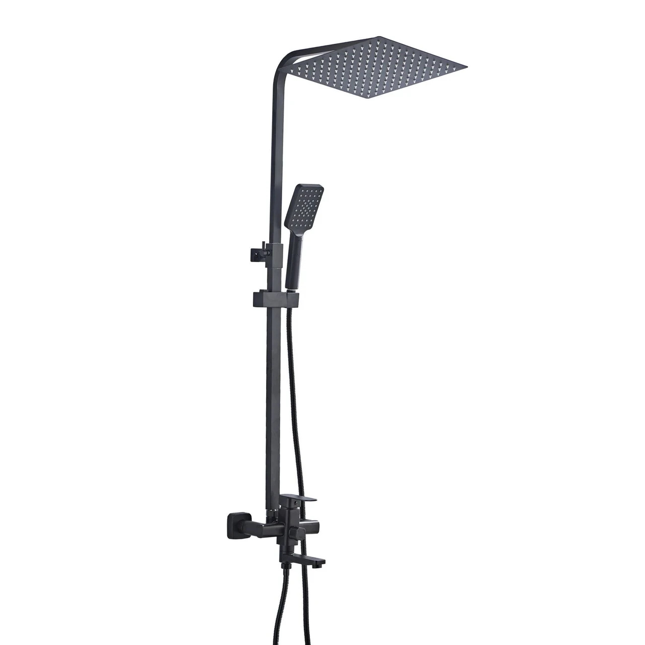 Душова система Globus Lux Milano VAN-GLM-0026-10-BB, латунь, чорний