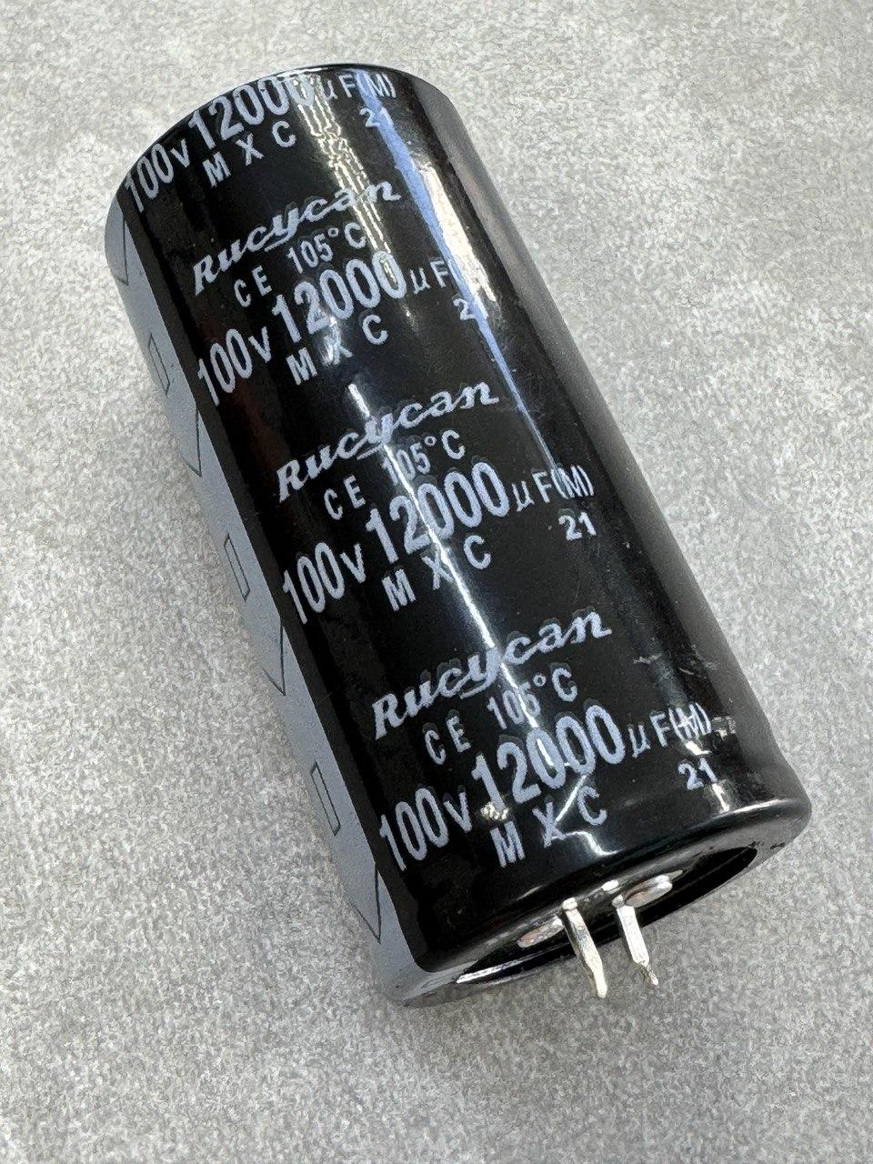 Конденсатор електролітичний 12000мкФx 100В, 105°C, 35X70, фото 1
