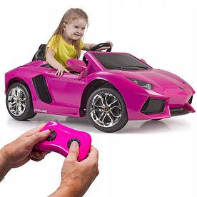 FEBER Електромобіль Lamborghini Aventador Pink з пультом 6V 3+