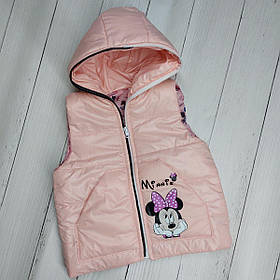 Жилетка дитяча демісезонна зріст 98 см (2 - 3 роки) Alisa Рожевий
