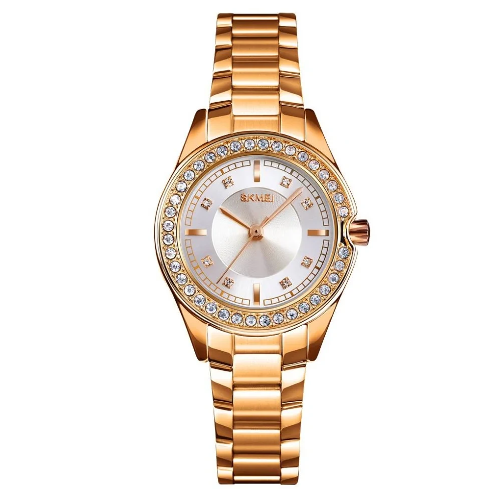 Жіночий кварцовий годинник Skmei 1534GD Gold
