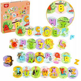 Tooky TOY Puzzle Вивчаємо літери алфавіту та слова