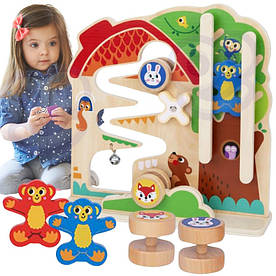 TooKY TOY Дерев'яна дошка Лабіринт Монтессорі