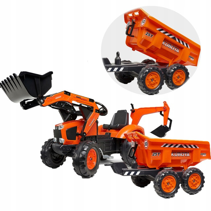 Дитячий трактор Falk Orange
