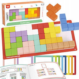 Tooky Toy Puzzle Tetris Blocks 10 рівнів складності