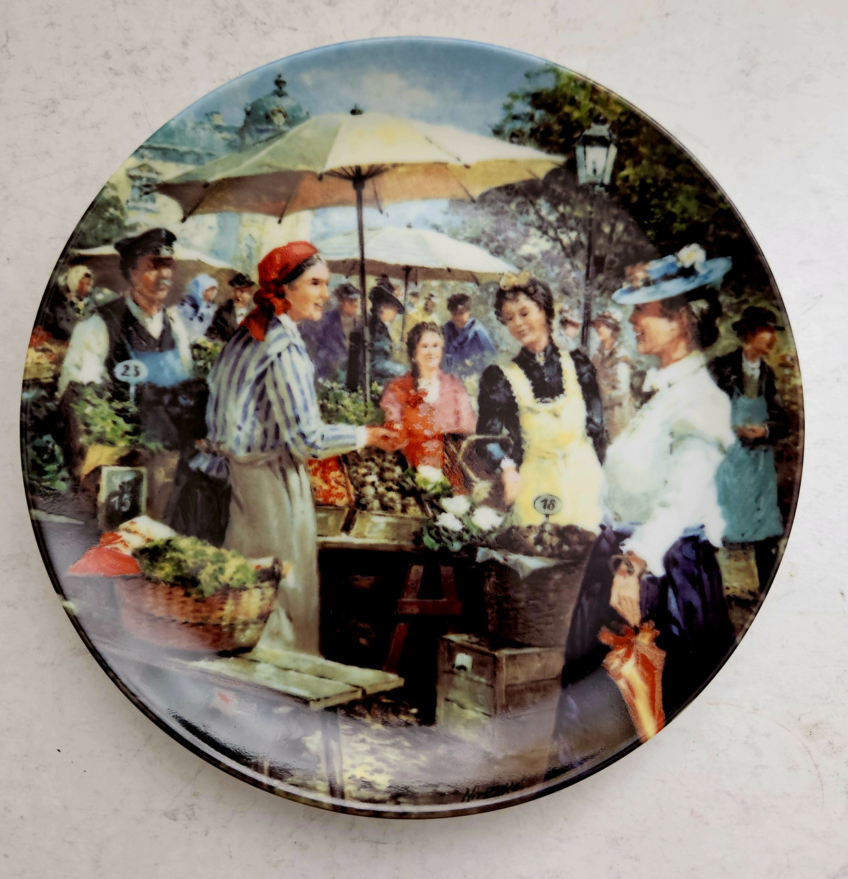 Колекцiйна Фарфорова тарiлка  Суббота, фото 1