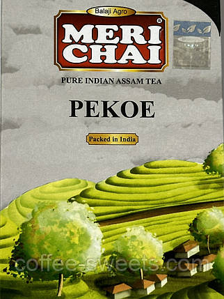 Чай чорний індійський Мері Чай Пике Meri Chai Pekoe 100 г, фото 1