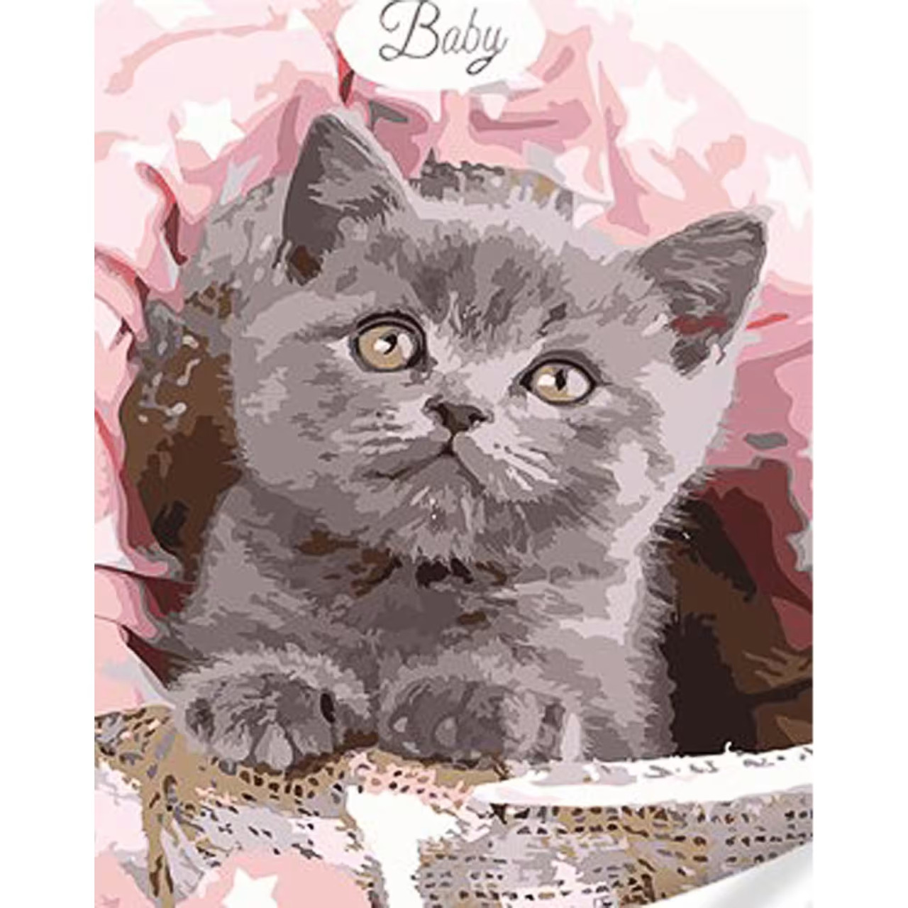 Картина за номерами Strateg Пухнастий британець 30х40 см SS1076, фото 1