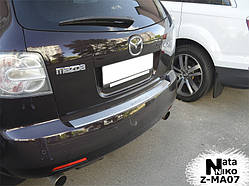 Накладка на бампер з загином Mazda CX-7 2007 р.