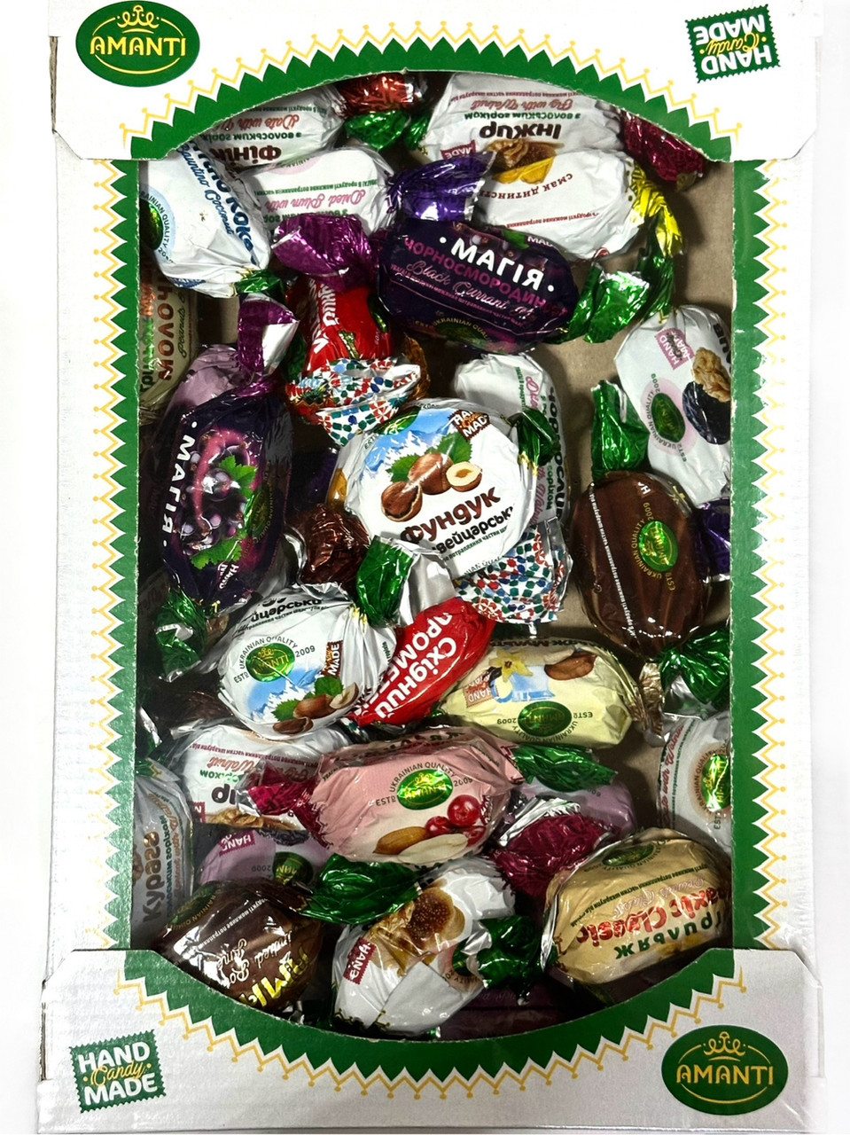 Цукерки Amanti Асорті в шоколаді 1 кг