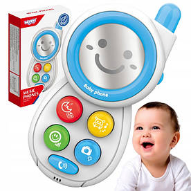 ІНТЕРАКТИВНА ОСВІТНЯ ІГРАШКА ВУПІ З ПІДСВІТКОМ І ЗВУКАМИ ДЛЯ МОБІЛЬНОГО ТЕЛЕФОНУ