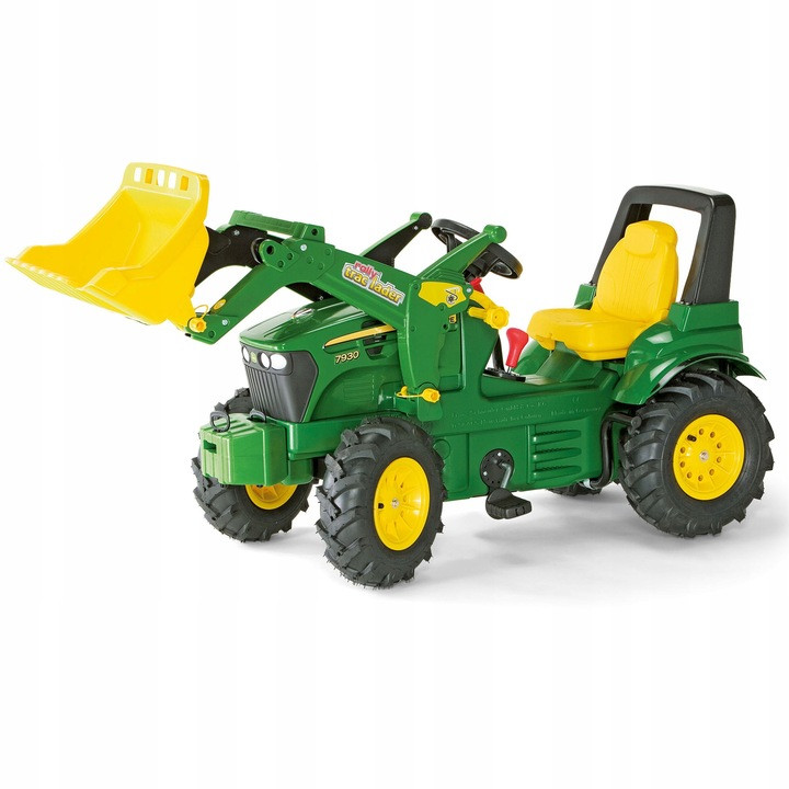 Дитячий трактор Rolly Toys Чорний, Зелений, Жовтий