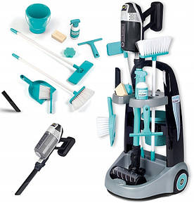 Smoby Візок для збирання Звуковий пилосос Rowenta