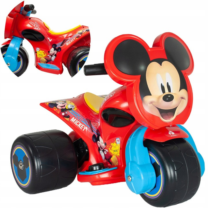 Триколісний велосипед INJUSA Mickey Mouse Samurai 6V Ride On
