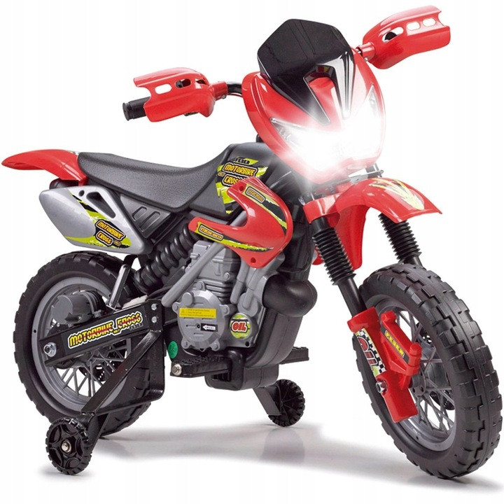 Дитячий мотоцикл Feber Cross з акумулятором 6V до 25 кг.