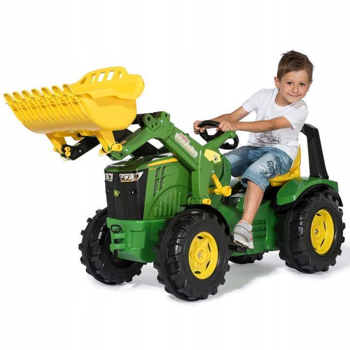 Дитячий трактор Rolly Toys Зелений, Жовтий