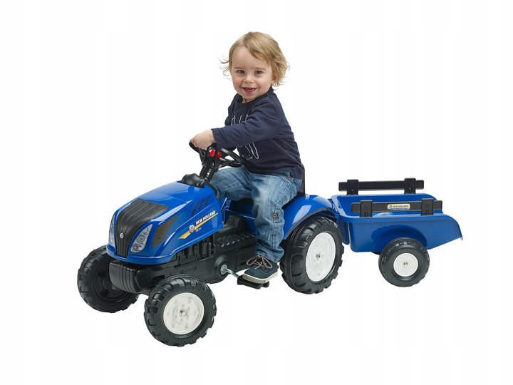 Дитячий трактор Falk 3080AB New Holland, синій