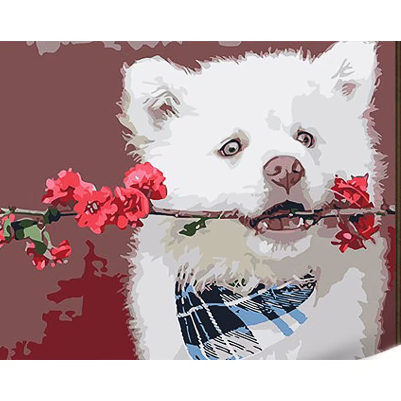 Картина за номерами Strateg Білий джентельмен 30х40 см SS1108, фото 1