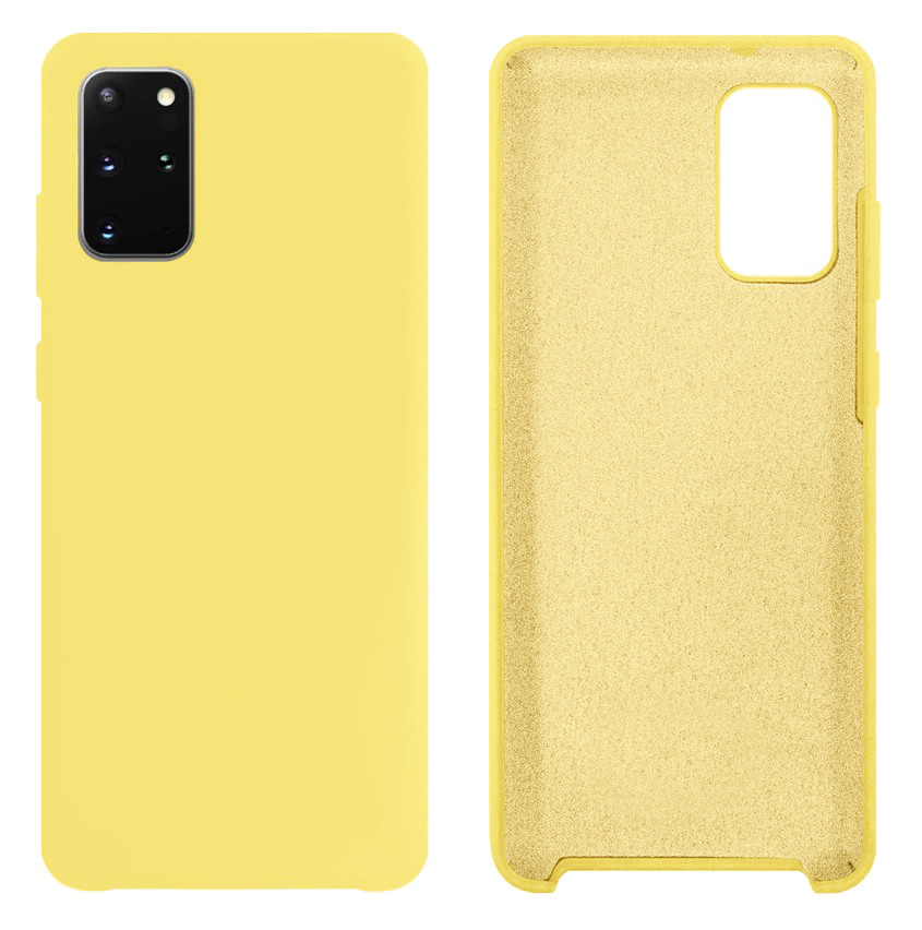 Чохол Silicone case Camera Protective для Samsung S20 Plus (20) жовтий Yellow