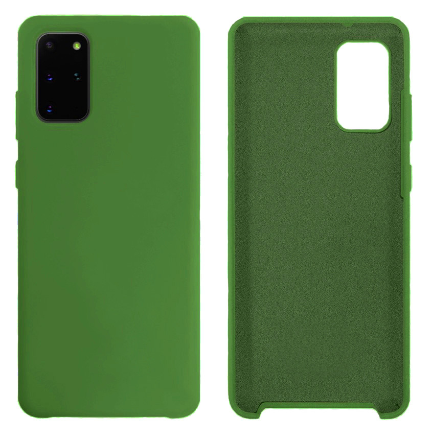 Чохол Silicone case Camera Protective для Samsung S20 Plus (25) хакі зелений Khaki