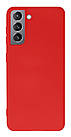 Чохол Silicone case Camera Protective для Samsung S23 Plus (01) червоний Red, фото 2