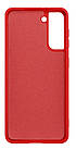 Чохол Silicone case Camera Protective для Samsung S23 Plus (01) червоний Red, фото 3