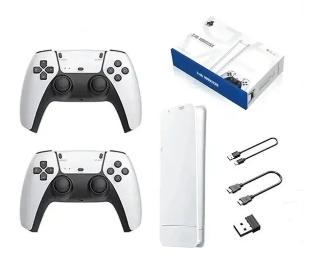 Ігрова консоль-приставка 2.4G WIRELESS CONTROR GAMEPAD M15, приставка ігрова та два бездротові джойстики