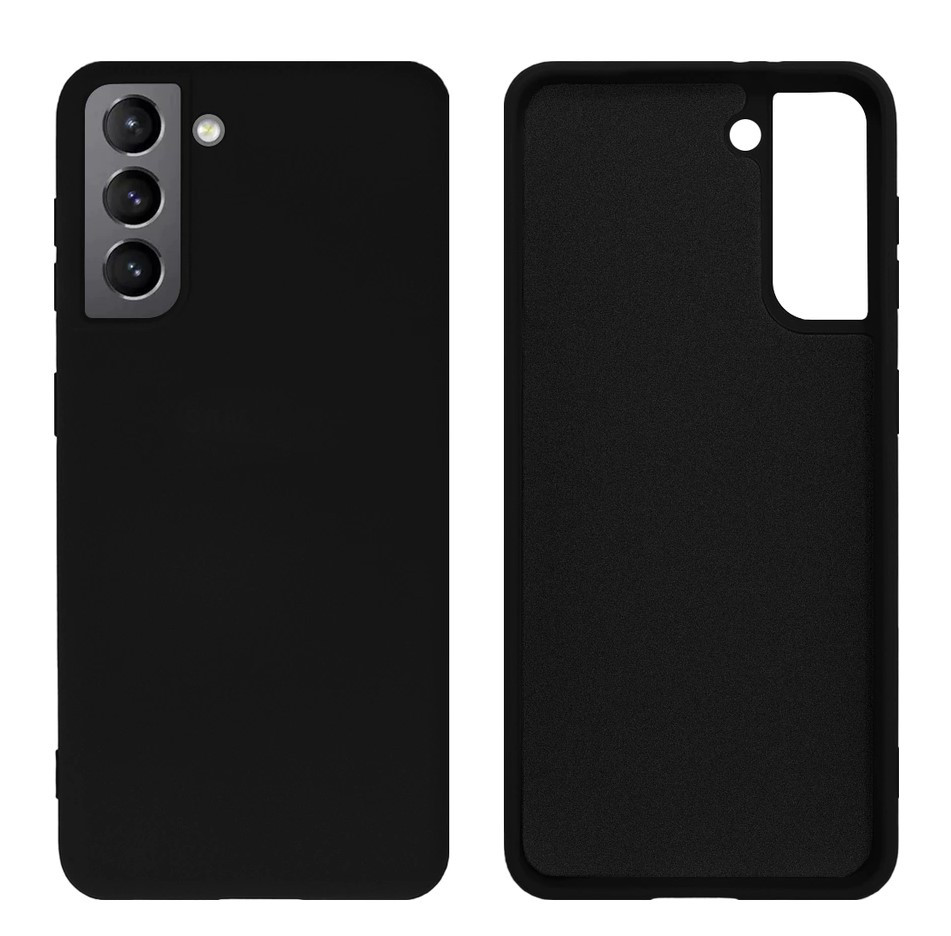 Чохол Silicone case Camera Protective для Samsung S21 (03) чорний Black