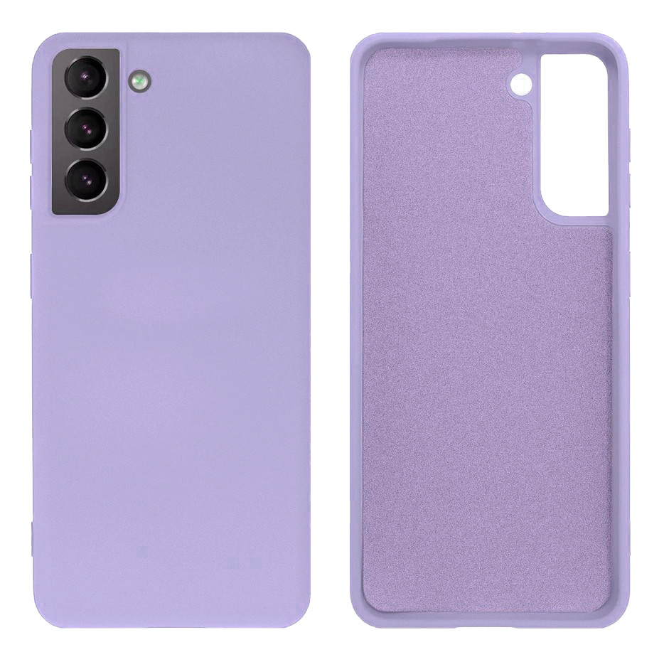 Чохол Silicone case Camera Protective для Samsung S23 (13) ліловий Lilac