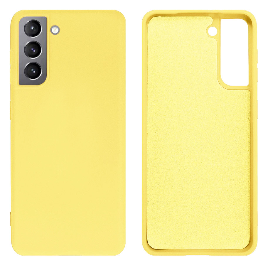 Чохол Silicone case Camera Protective для Samsung S22 Plus (20) жовтий Yellow