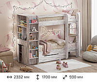 Дитяче ліжко двоповерхове Дует-4 70*190