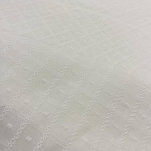 Батист, колір білий, ширина 140 см