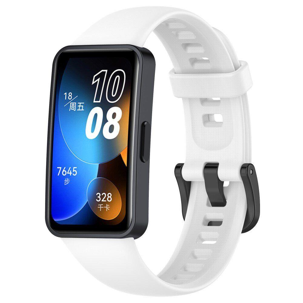 Силіконовий ремінець для Huawei Band 8 (White), фото 1