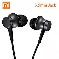 Якісні оригінальні навушники-вкладиші Xiaomi вакуумні (чорний)