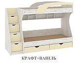 Дитяче ліжко двоповерхове Кадет МДФ 80*190, фото 4