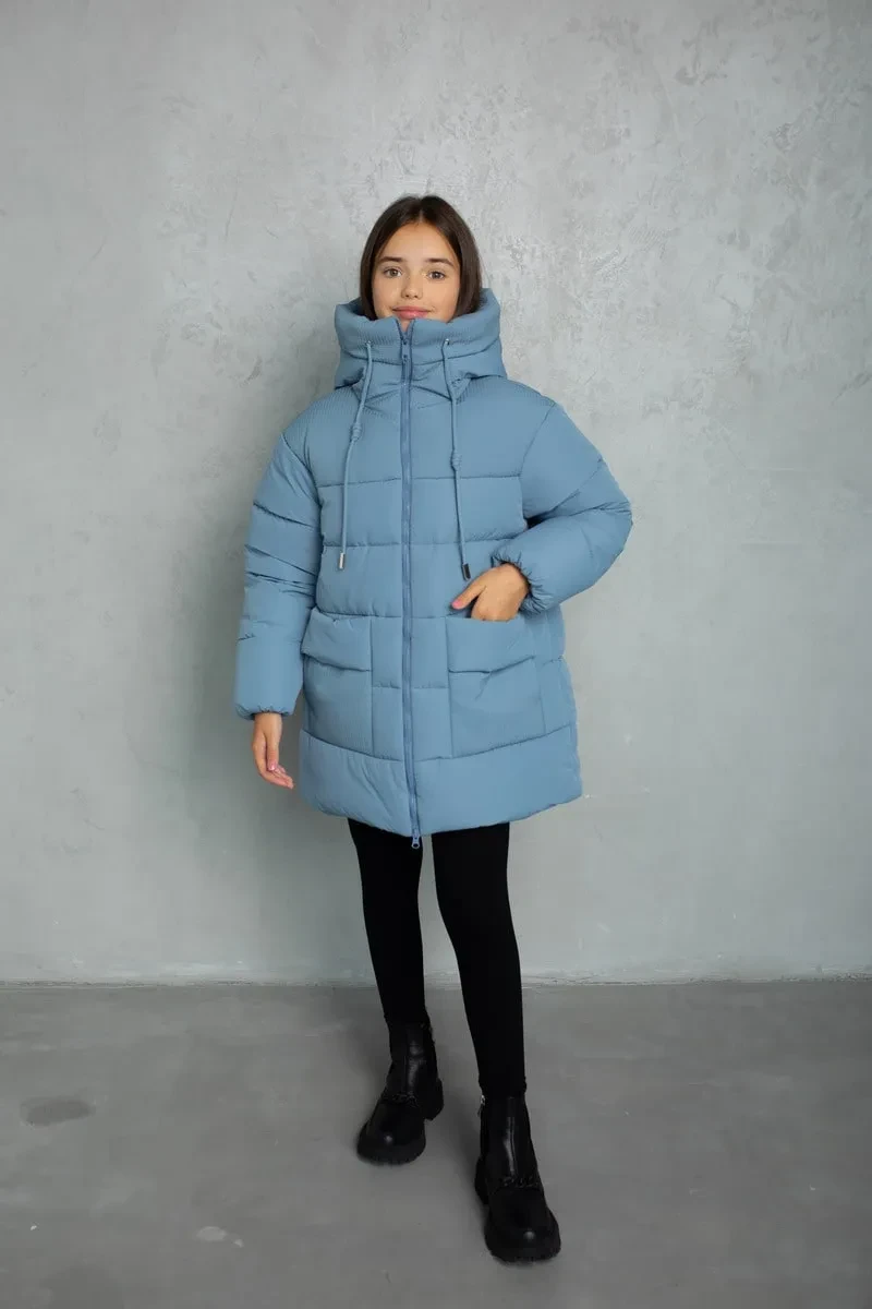 Дитячий зимовий пуховик для дівчинки Кейт розміри 128-164