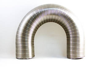 Гофрований димохід внутрішній діаметр 110мм з нержавіючої сталі. Гофра нержавіюча.