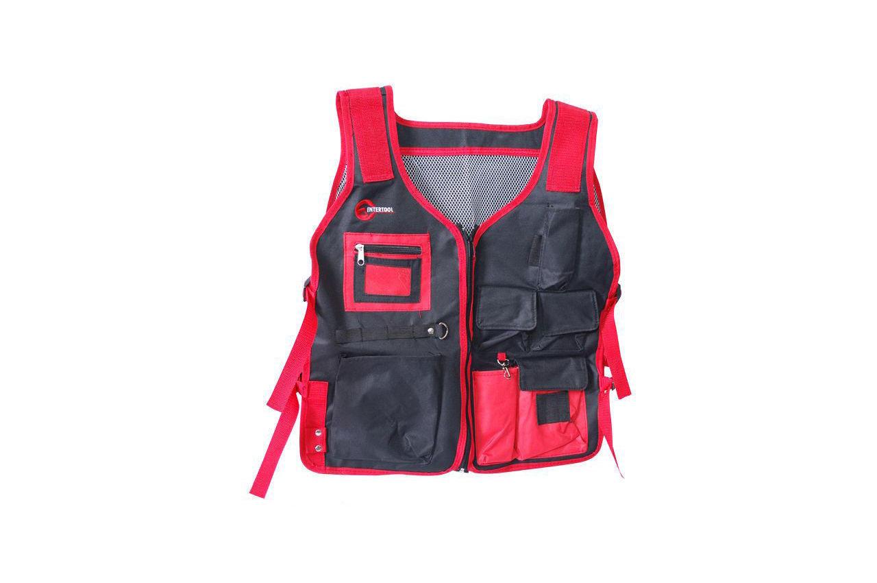 Жилет слюсарно-будівельний Intertool 7 кишень, фото 1