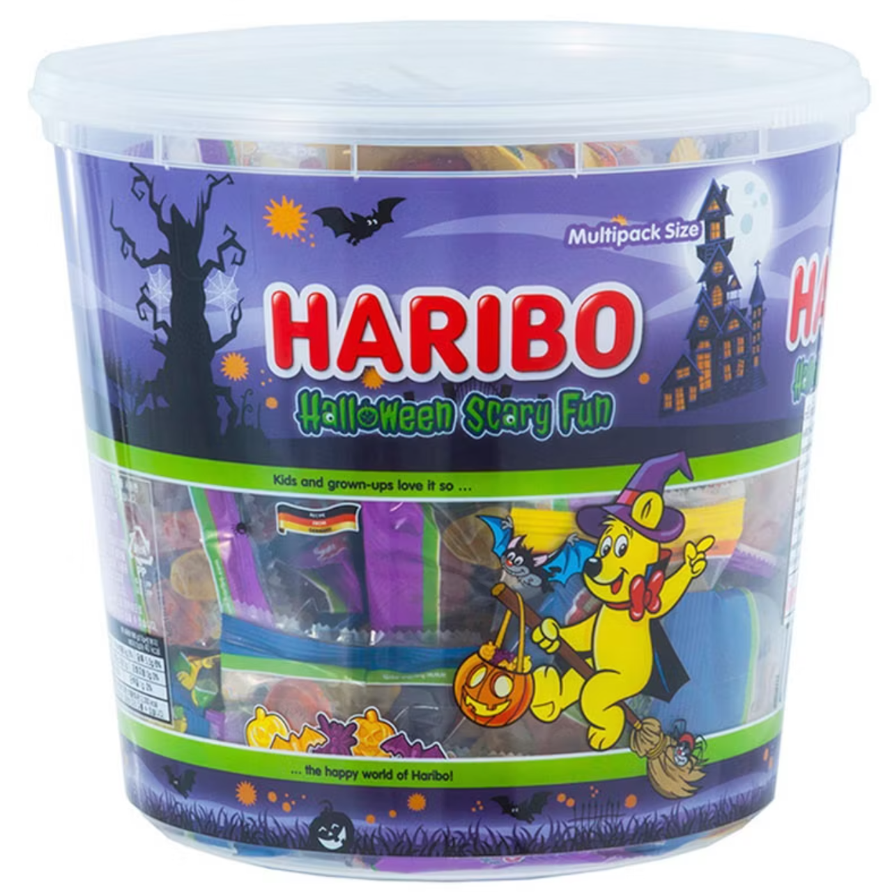 Упаковка желейних цукерок Haribo Halloween Scary Fun 66 шт, 800г, фото 1