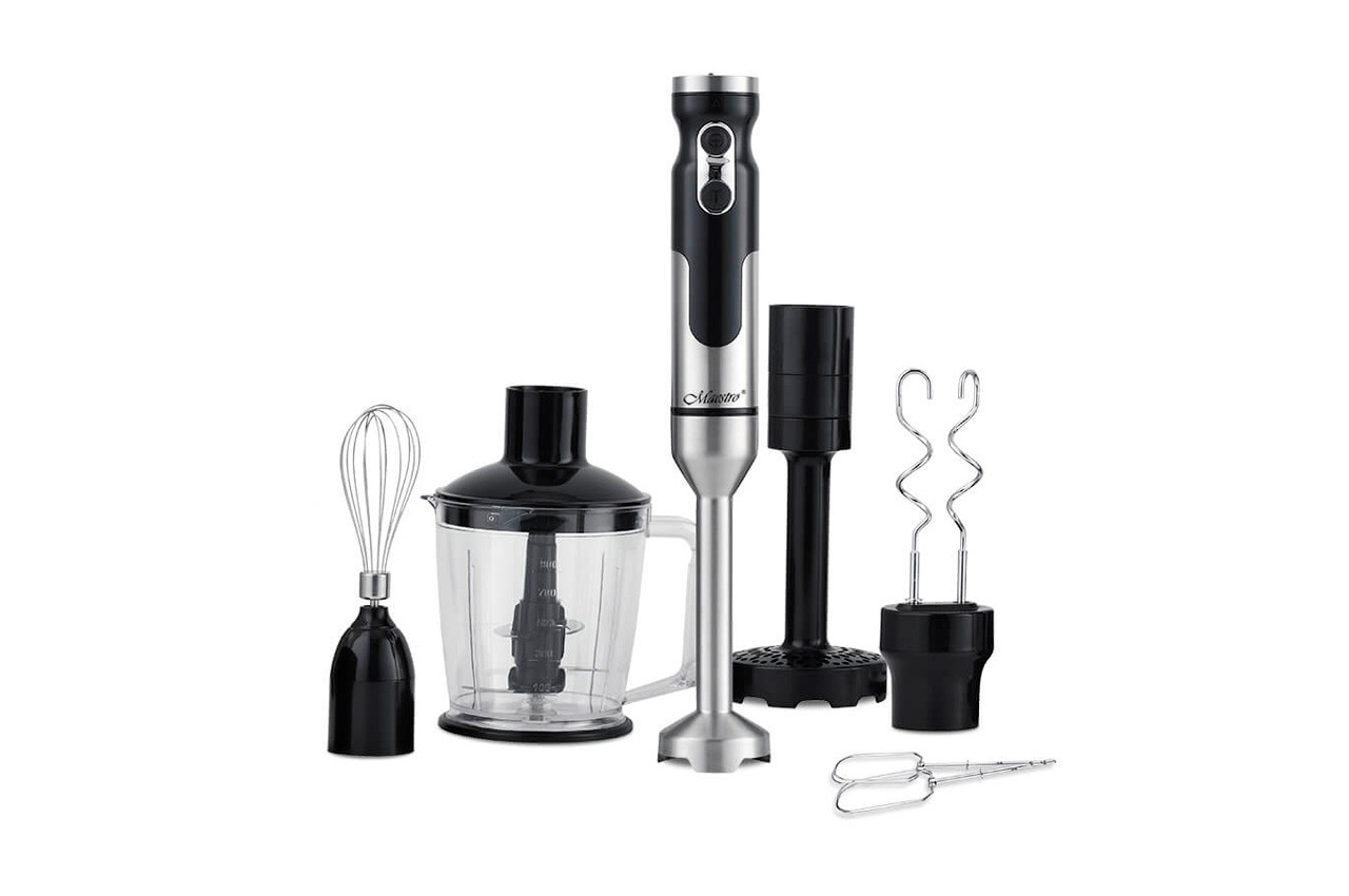 Блендер заглибний Maestro 1000Вт x 6-в-1, фото 1