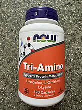 Амінокислоти Now Foods Tri-Amino, 120 caps