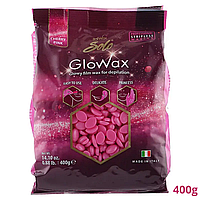 Гарячий плівковий віск у гранулах ItalWax | Для обличчя | Glowax Cherry Pink (Рожева Вишня) 400 g